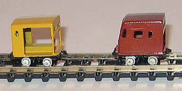 NJ Closed Side Speeder Assembled (Boxcar Red) N Scale Model Railroad #6291