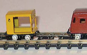 NJ Closed Side Speeder Assembled (Boxcar Red) N Scale Model Railroad #6291