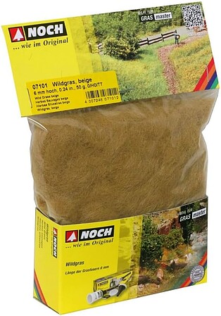 Noch Beige Wild Grass Model Railroad Grass Earth #07101