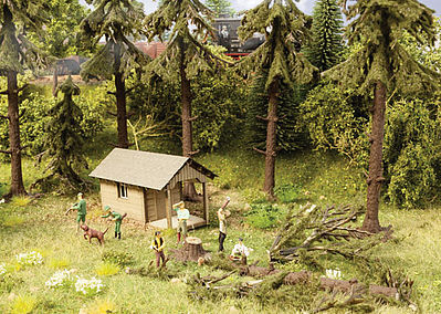 Noch Forest Work Scene HO Scale Model Railroad Figure #12046
