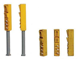 Noch European-Style Wall-Mount Signal -Dispatcher Call Box Set 3D Minis pkg(5) O-Scale Noch European-Style Wall-Mount Signal -Dispatcher Call Box Set 3D Minis pkg(5) O-Scale