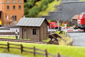 Noch Trackside Tool Shed/Section House Kit HO Scale Model Railroad Accessory #14308