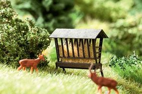 Noch Covered Deer Feeding Trough Kit HO Scale Model Railroad Accessory #14343 Noch Covered Deer Feeding Trough Kit HO Scale Model Railroad Accessory #14343