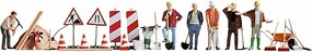 Noch Construction Workers & Tools HO Scale Model Railroad Figure #15111 Noch Construction Workers & Tools HO Scale Model Railroad Figure #15111