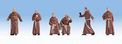 Noch Monks HO Scale Model Railroad Figure #15401