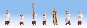 Noch HO Priest & Altar Servers (7) HO Scale Model Railroad Figure #15410 Noch HO Priest & Altar Servers (7) HO Scale Model Railroad Figure #15410