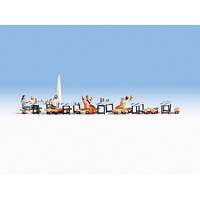 Noch Beer Garden HO Scale Model Railroad Figure #15830 Noch Beer Garden HO Scale Model Railroad Figure #15830