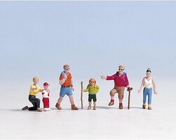 Noch Wanderer/Hikers HO Scale Model Railroad Figure #15870 Noch Wanderer/Hikers HO Scale Model Railroad Figure #15870
