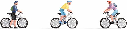 Noch Mountain Bikers HO Scale Model Railroad Figure #15899