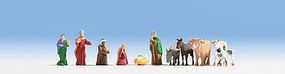 Noch Manger Figure Set (Nativity Scene) HO Scale Model Railroad Figure #15922