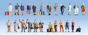 Noch XL Fig Set Travellers HO Scale Model Railroad Figure #16101 Noch XL Fig Set Travellers HO Scale Model Railroad Figure #16101