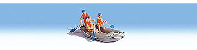 Noch Whitewater Rafting with 3 Figures HO Scale Model Railroad Vehicle #16818