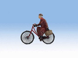 Noch Woman Riding Bicycle O-Scale