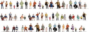 Noch Mega Economy Figures Set HO Scale Model Railroad Figure #18401 Noch Mega Economy Figures Set HO Scale Model Railroad Figure #18401