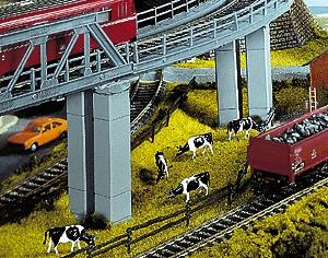 Noch Double Bridge Piers HO Scale Model Railroad Bridge #21420