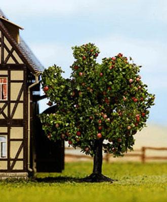 Noch Apple Tree w/Fruit (3) Model Railroad Tree #21560
