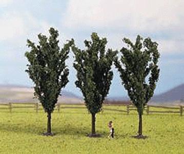 Noch 3 Poplar Trees (5.5cm) Model Railroad Tree #25525