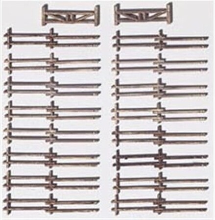 Noch Field Fence Kit (18) N Scale Model Railroad Accessory #33010