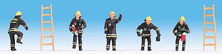 Noch Fire Brigade Figures N Scale Model Railroad Figure #36021