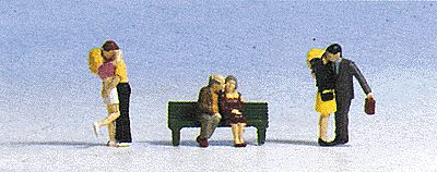 Noch Couples Kissing N Scale Model Railroad Figure #36510