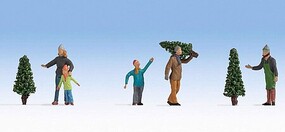 Noch Selling Christmas Trees N-Scale Noch Selling Christmas Trees N-Scale