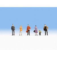 Noch Pedestrians Set #2 N Scale Model Railroad Figure #38101 Noch Pedestrians Set #2 N Scale Model Railroad Figure #38101