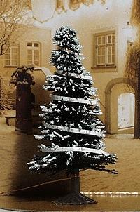 Noch Christmas Tree w/Lights Z Scale Model Railroad Tree #43810