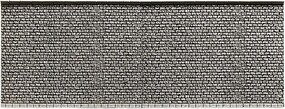 Noch Gray Brick Wall (33.5 x 12.5cm) HO Scale Model Accessory #58054 Noch Gray Brick Wall (33.5 x 12.5cm) HO Scale Model Accessory #58054