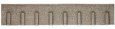 Noch Retaining Wall w/Buttresses (Extra Long 66.4 x 12.3cm) HO Scale Model Accessory #58067