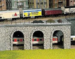 Noch Quarry Stone Arcade Wall HO Scale Model Railroad Scenery #58260