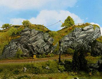 Noch Limestone Rock Wall Foam Rock Formations HO Scale Model Scenery #58490