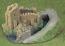 Noch Pre-Built Castle Ruin HO Scale Model Railroad Scenery