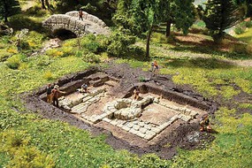 Noch Roman Baths Excavation HO Scale Model Railroad Building Accessory #58615