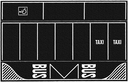 Noch Parking Lot Asphalt Flexible Pavement Sheet (2) HO Scale Model Railroad Accessory #60718