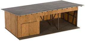 Noch Open-Air Storage Shed Kit HO Scale Model Buiding #66710