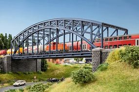 Noch Double Track Arch Bridge w/Hard Foam Abutments Kit HO Scale Model Railroad Bridge #67042 Noch Double Track Arch Bridge w/Hard Foam Abutments Kit HO Scale Model Railroad Bridge #67042
