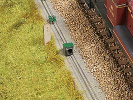 Noch Laser-Cut Mileposts Kilometer Posts pkg(20) O-Scale Noch Laser-Cut Mileposts Kilometer Posts pkg(20) O-Scale