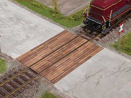 Noch Wood Grade Crossing Laser-Cut Kit O-Scale Noch Wood Grade Crossing Laser-Cut Kit O-Scale