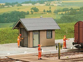 Noch Small Track House O Scale Model Railroad Building Kit #67111