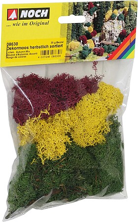 Noch Autumn Assorted Lichen (Single) Model Railroad Lichen #8630