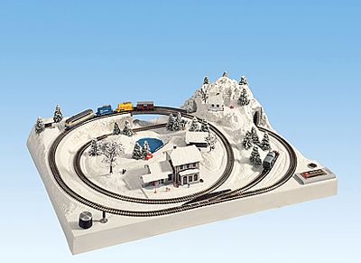 n scale winter layout