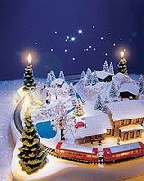 Noch Xmas Layout w/Marklin Trk Z-Scale Noch Xmas Layout w/Marklin Trk Z-Scale