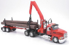 New-Ray 1/32 Mack CH w/Log Hauler Trailer (Die Cast) New-Ray 1/32 Mack CH w/Log Hauler Trailer (Die Cast)