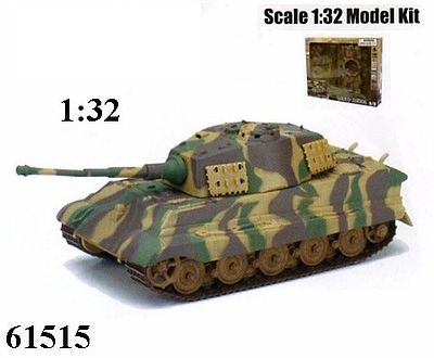 New-Ray Classic Model Tank Kit B/O King Tiger Plastic Model Tank Kit 1/32 Scale #61515