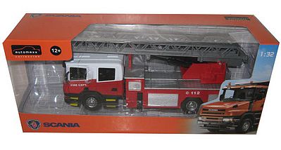 New-Ray 1/32 Scania Ladder Fire Truck (Die Cast) (Automaxx)