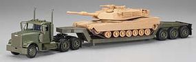 New-Ray Freightliner Lowboy w/M1A1 Tank Diecast Model Truck 1/32 scale #ss-61285 New-Ray Freightliner Lowboy w/M1A1 Tank Diecast Model Truck 1/32 scale #ss-61285
