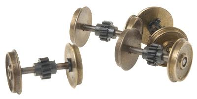 Northwest ROCO/Model Power RF-16 Nickel Silver 40/88 (4) HO Scale Model Railroad Wheelset #25816