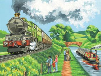 Sr. Paint By Number Train (oacpl56) Oasis Paint By Number Kits