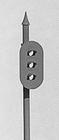 Oregon-Rail Searchlight Signal Light Targets Triple (3) HO Scale Model Railroad Trackside Accessory #104 Oregon-Rail Searchlight Signal Light Targets Triple (3) HO Scale Model Railroad Trackside Accessory #104