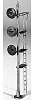 Oregon-Rail Signals Triple Target Single HO Scale Model Railroad Trackside Accessory #130 Oregon-Rail Signals Triple Target Single HO Scale Model Railroad Trackside Accessory #130
